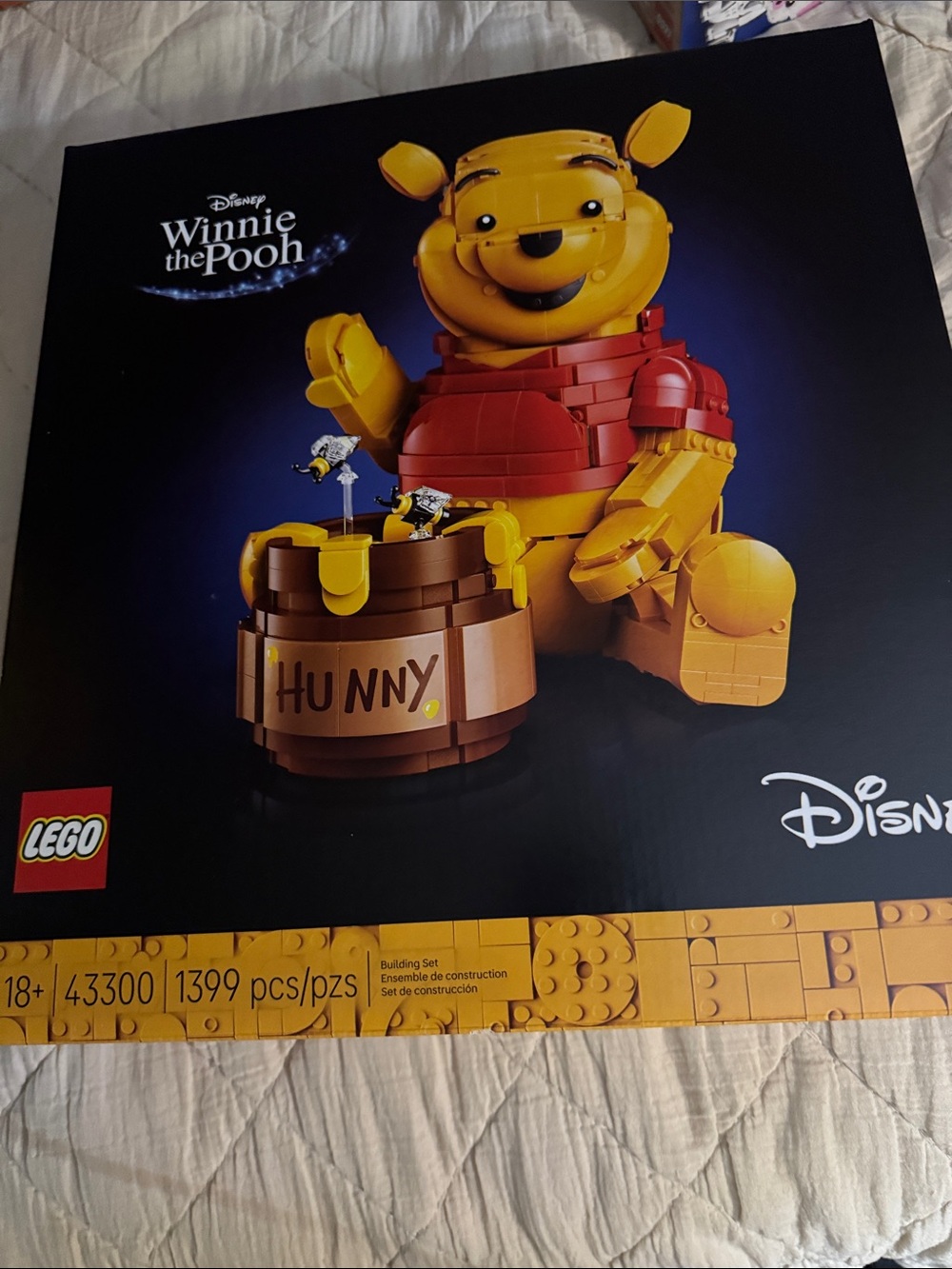 Lego Disney Winnie the Pooh Wall Art in Yellow and Red